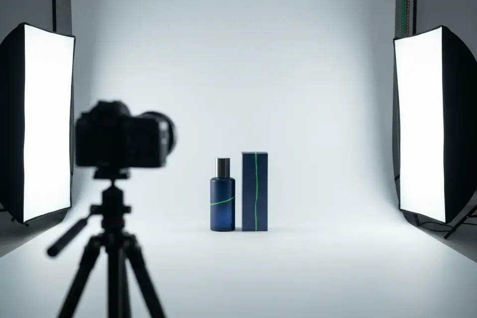 Product photography setup